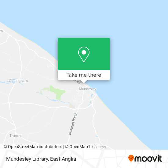 Mundesley Library map
