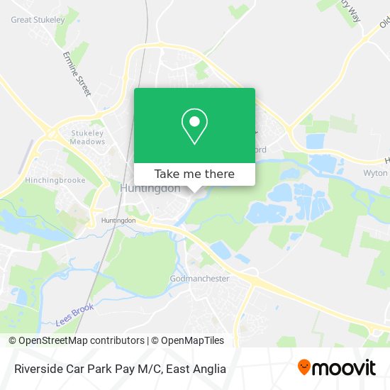 Riverside Car Park Pay M/C map