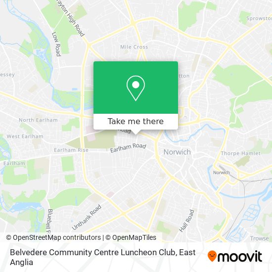 Belvedere Community Centre Luncheon Club map