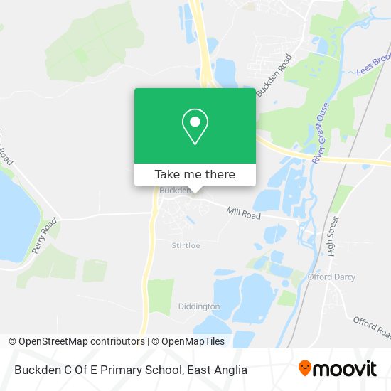 Buckden C Of E Primary School map