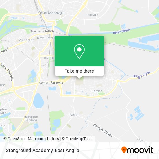 Stanground Academy map