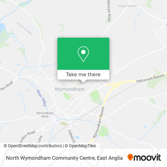 North Wymondham Community Centre map