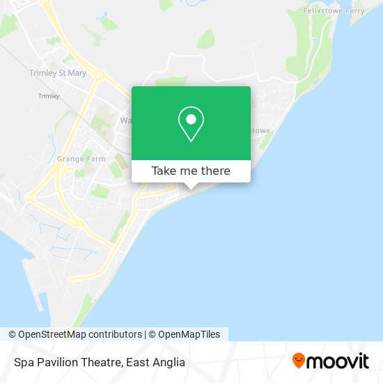 Spa Pavilion Theatre map