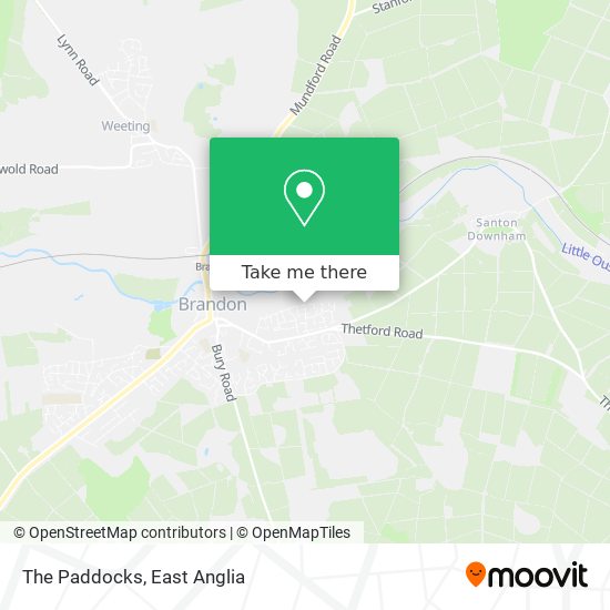 The Paddocks map