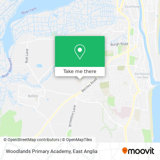 Woodlands Primary Academy map