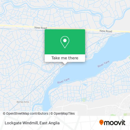 Lockgate Windmill map