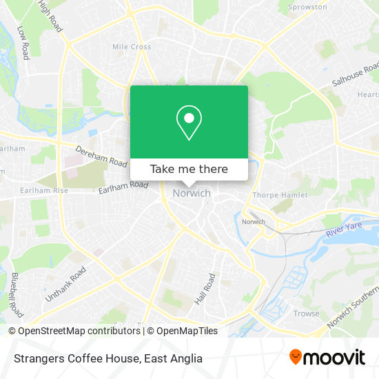 Strangers Coffee House map