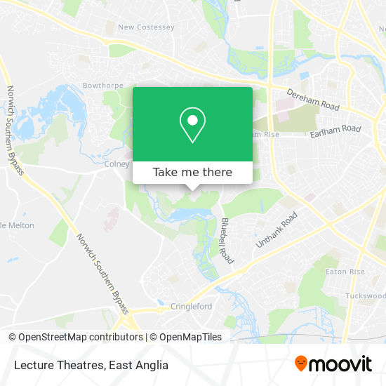 Lecture Theatres map