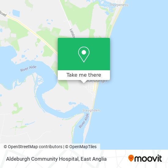Aldeburgh Community Hospital map