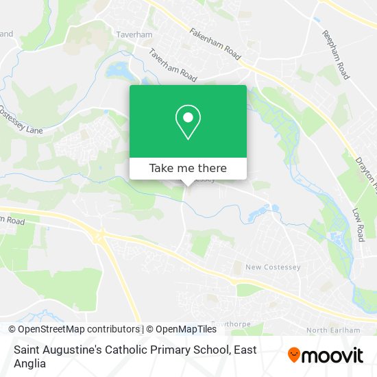 Saint Augustine's Catholic Primary School map
