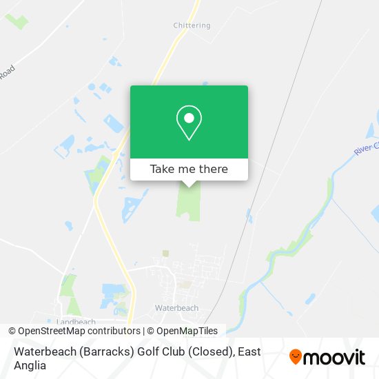 Waterbeach (Barracks) Golf Club (Closed) map