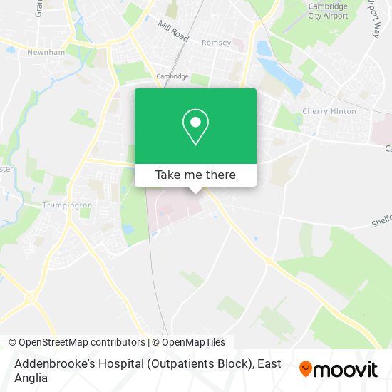Addenbrooke's Hospital (Outpatients Block) map