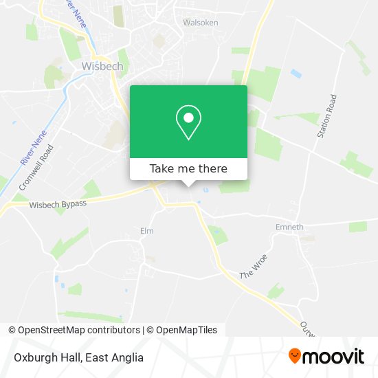 Oxburgh Hall map