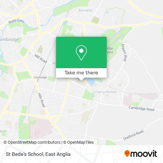 St Bede's School map