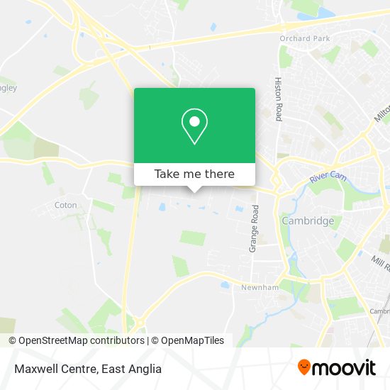 Maxwell Centre map
