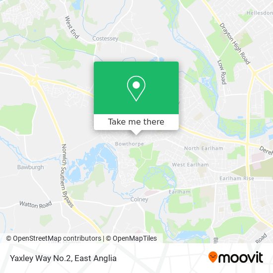 Yaxley Way No.2 map