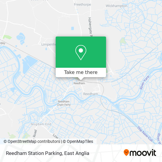 Reedham Station Parking map