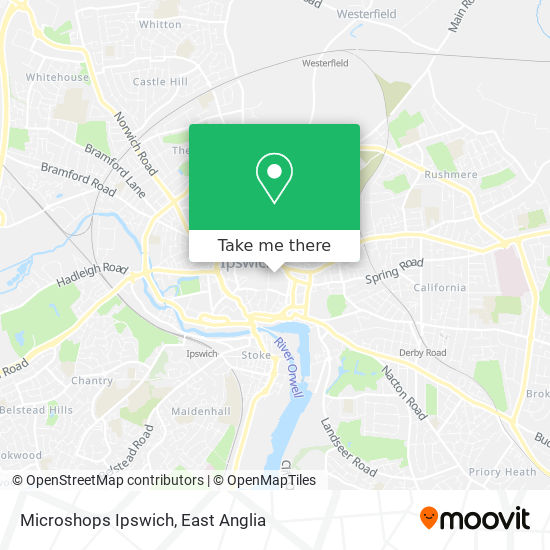 Microshops Ipswich map