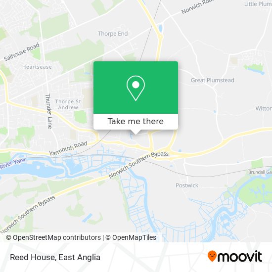 Reed House map