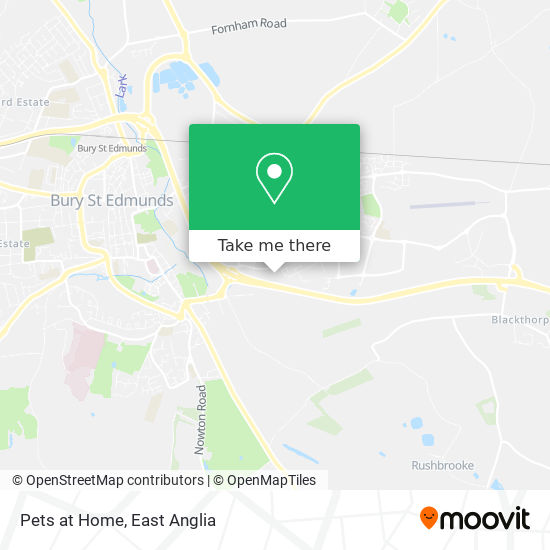 Pets at Home map