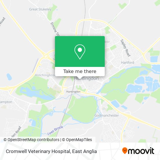 Cromwell Veterinary Hospital map