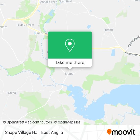 Snape Village Hall map
