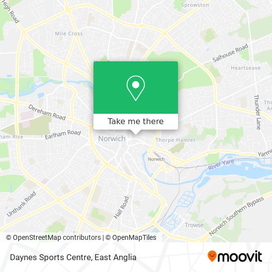 Daynes Sports Centre map