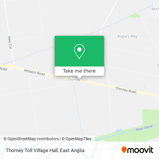 Thorney Toll Village Hall map