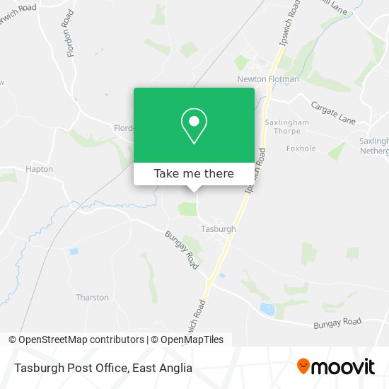Tasburgh Post Office map