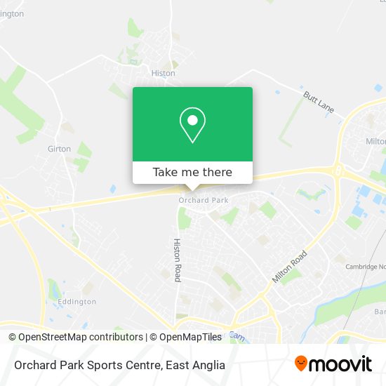 Orchard Park Sports Centre map