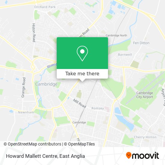 Howard Mallett Centre map