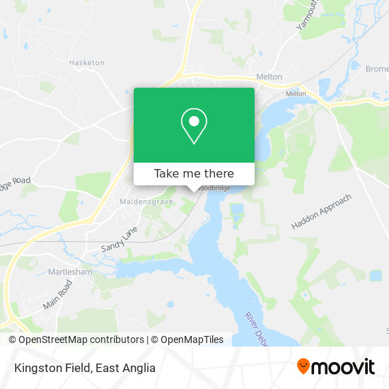 Kingston Field map