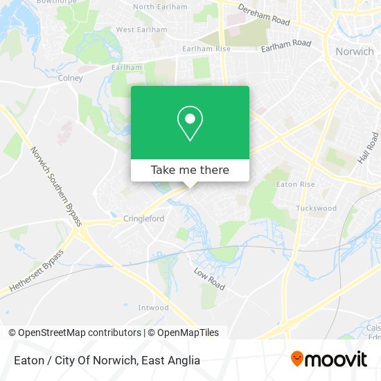 Eaton / City Of Norwich map