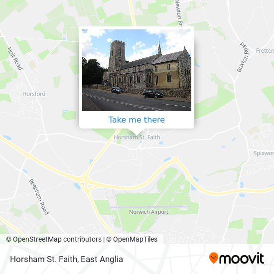 Horsham St. Faith map