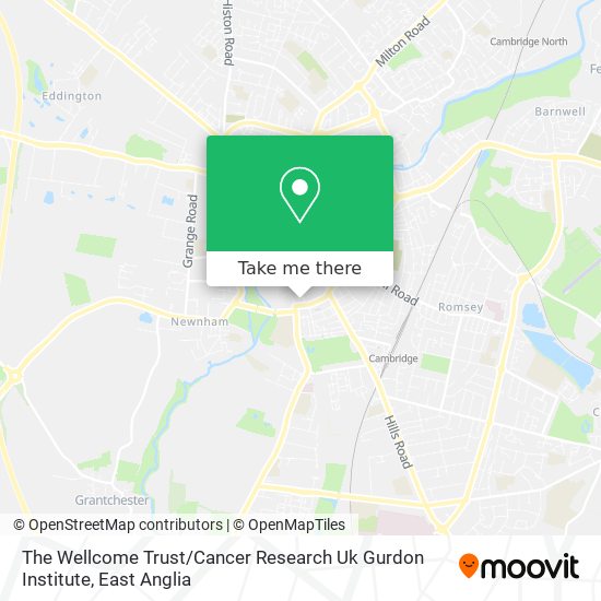 The Wellcome Trust / Cancer Research Uk Gurdon Institute map