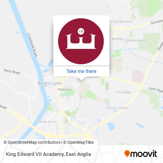 King Edward VII Academy map