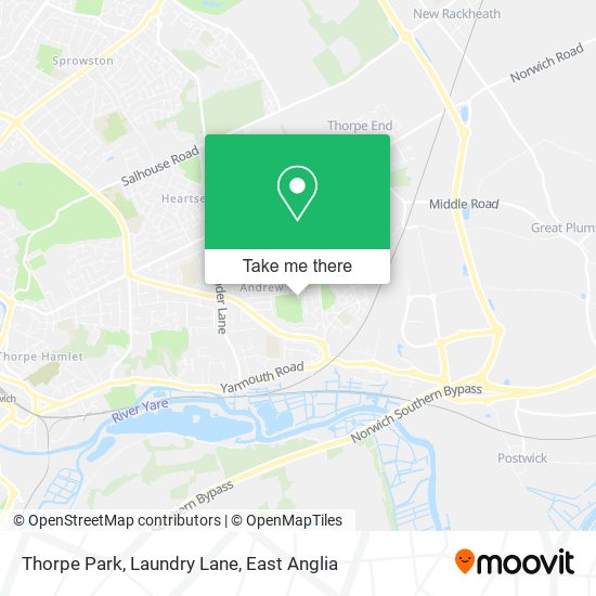 Thorpe Park, Laundry Lane map