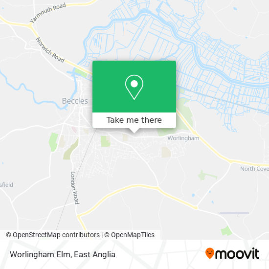 Worlingham Elm map