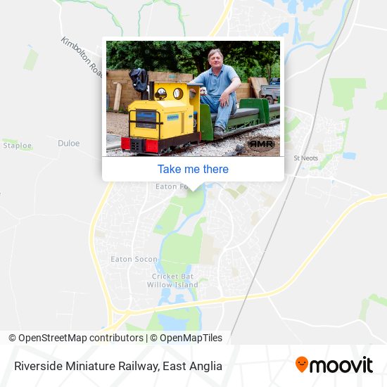 Riverside Miniature Railway map