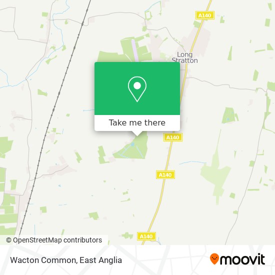 Wacton Common map