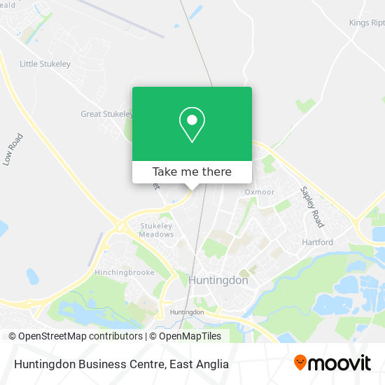 Huntingdon Business Centre map