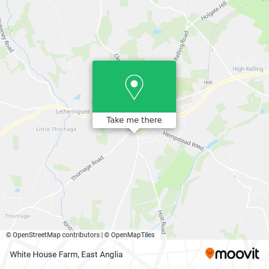 White House Farm map
