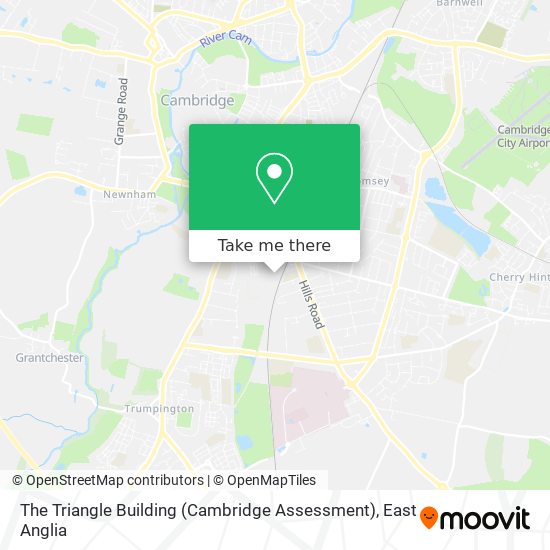The Triangle Building (Cambridge Assessment) map