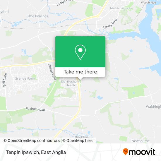Tenpin Ipswich map