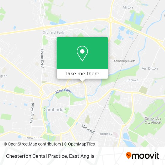 Chesterton Dental Practice map