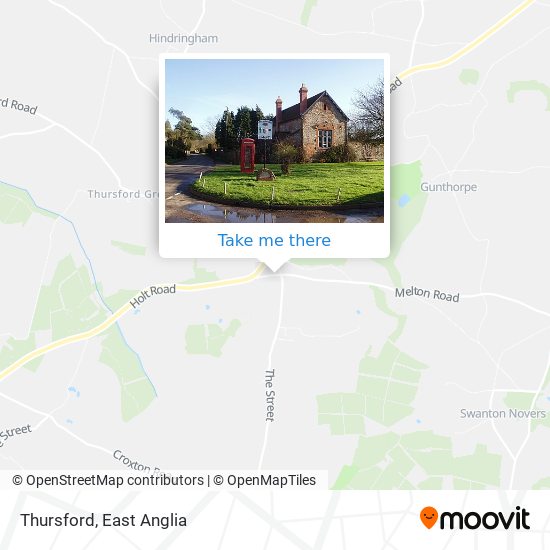 Thursford map