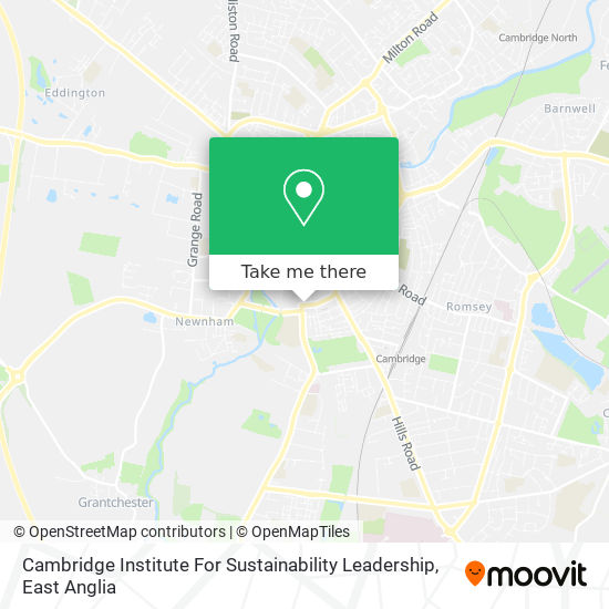 Cambridge Institute For Sustainability Leadership map