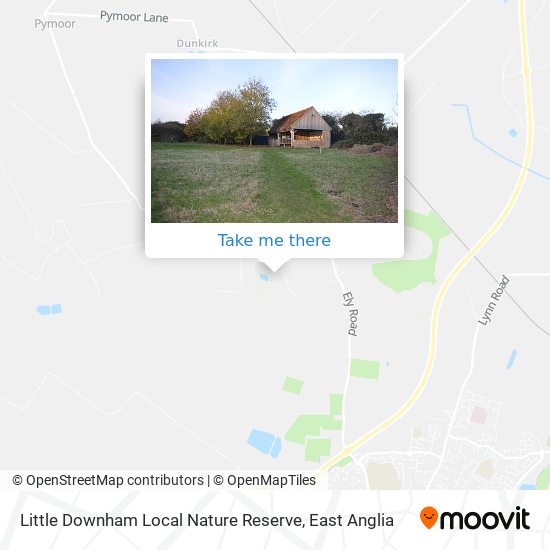 Little Downham Local Nature Reserve map