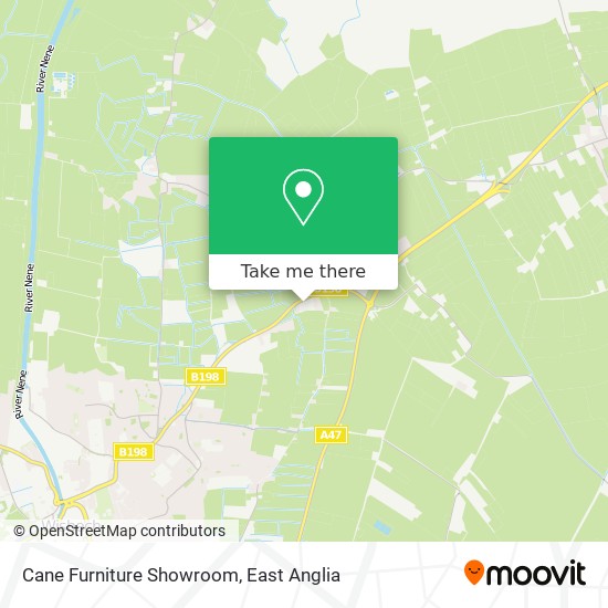 Cane Furniture Showroom map