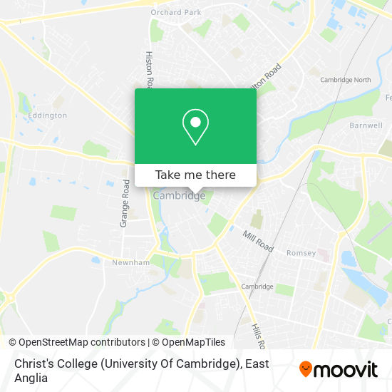 Christ's College (University Of Cambridge) map